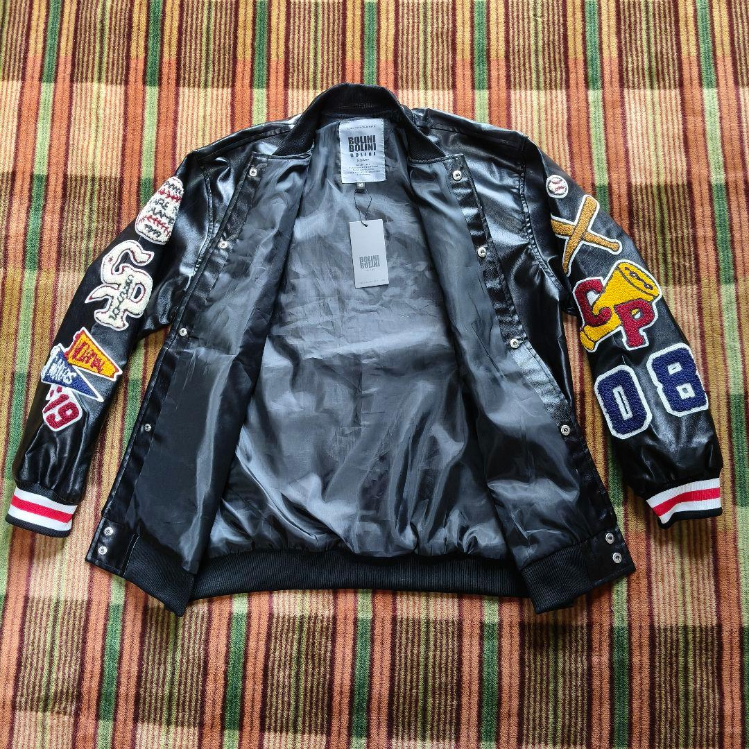 【新品未使用】BOLINI◆イタリア・ミラノ 高級 スタジャン L 定価13万