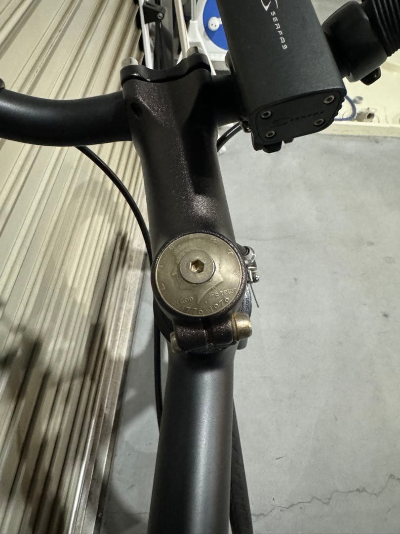 【専用】FUN ピストバイク マットブラック ゴールドホイール