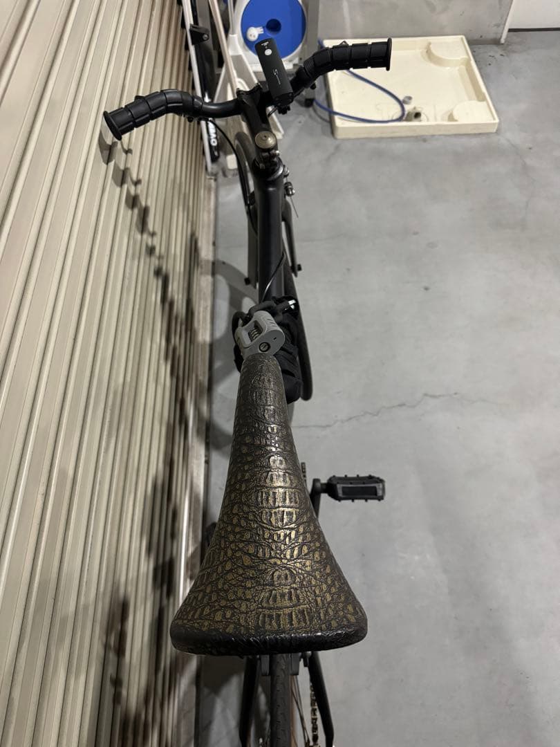 【専用】FUN ピストバイク マットブラック ゴールドホイール