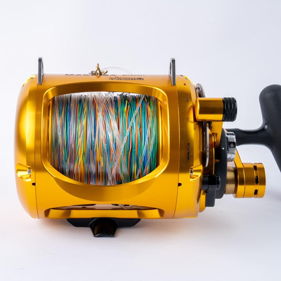 MAKAIRA 50WII 両軸リール Okuma ゼニス PE15 600m