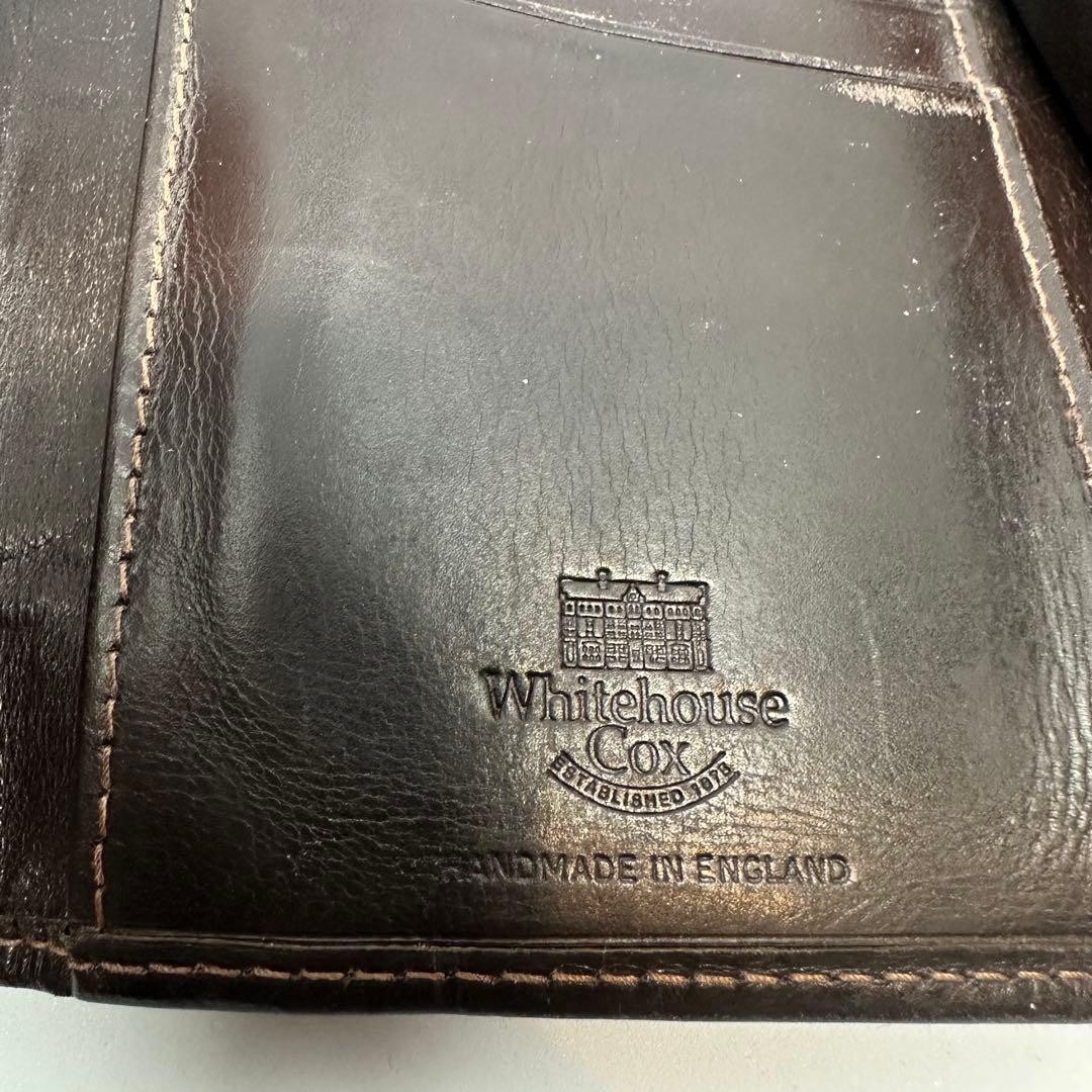ホワイトハウスコックス　ダークブラウン 三つ折り　ブライドルレザー