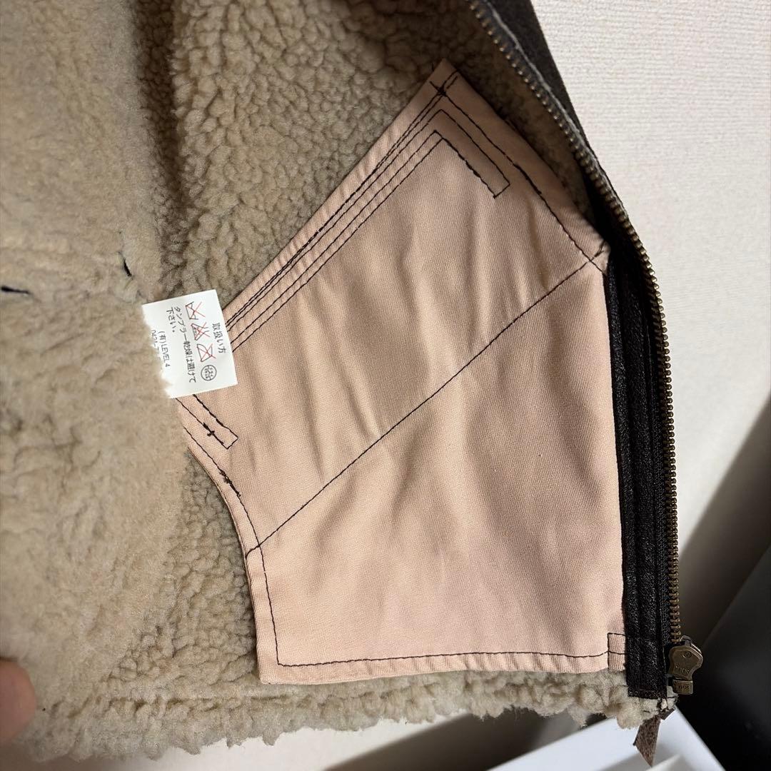 CAPCOM BIOHAZARD レオンモデル B-6 ムートンジャケット