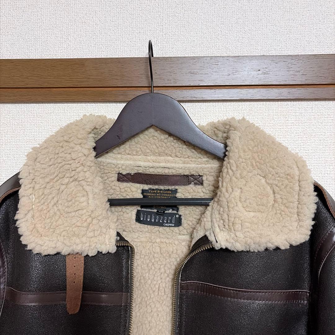 CAPCOM BIOHAZARD レオンモデル B-6 ムートンジャケット