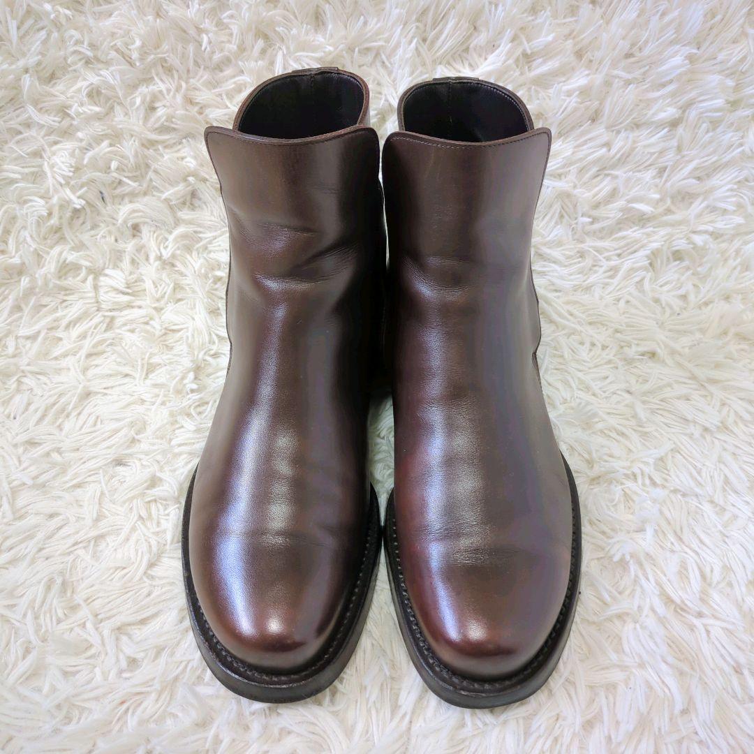 プラダ　ベルテッドブーツ　イタリア製　ブラウン　サイズ表記6