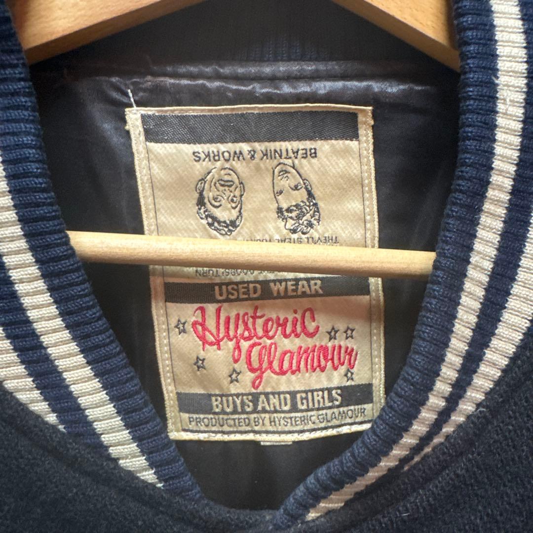 HYSTERIC GLAMOUR スタジャン　レア物　初期　80年代　ヒスオバ