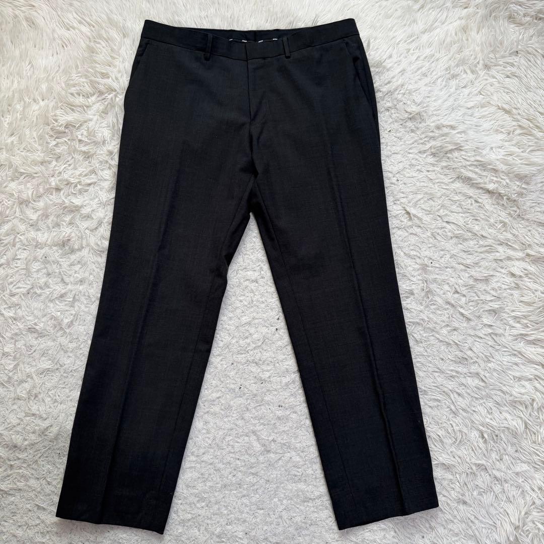 現行極美品XLサイズ相当　ヒューゴボス　マルゾット生地　スーツ　セットアップ