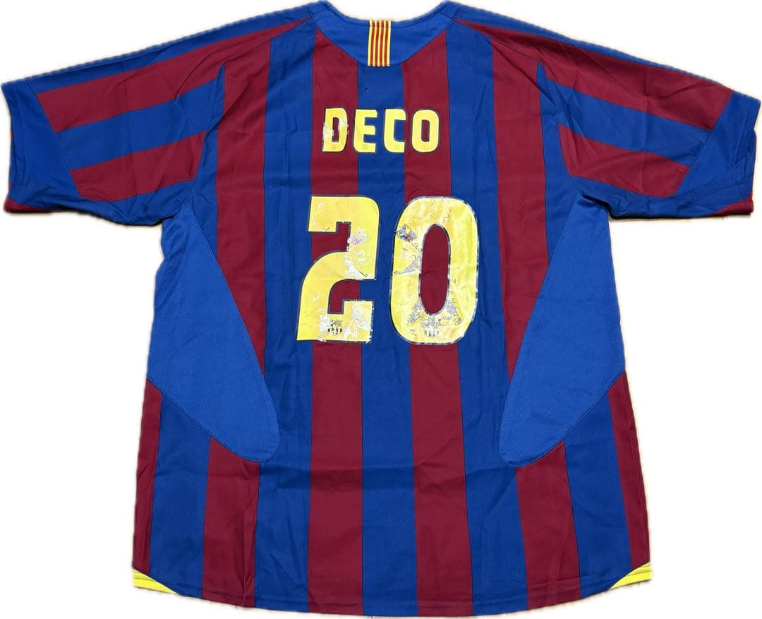 【希少】FCバルセロナ 05/06デコ 20番 ユニフォーム Lサイズ NIKE