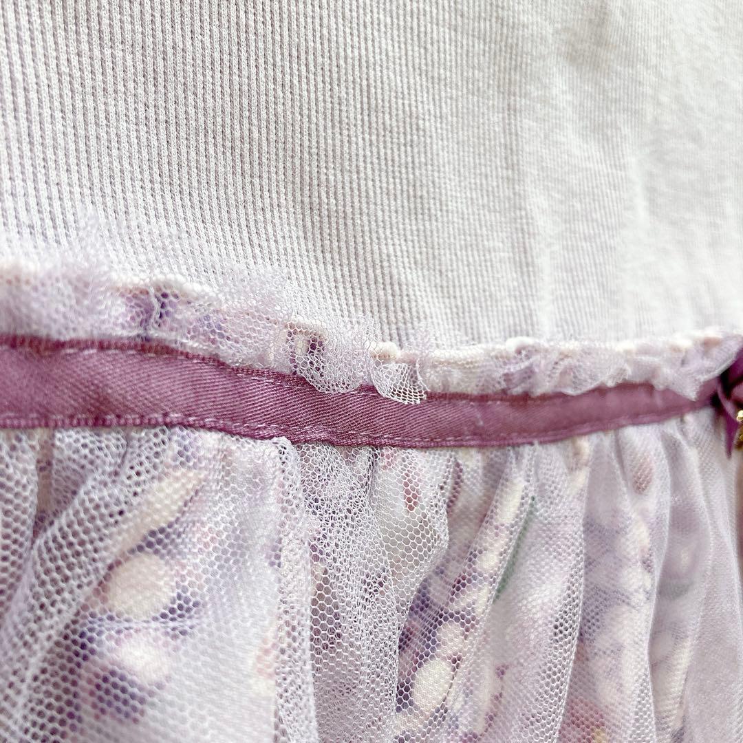 anyFAM ラベンダー 花柄 セレモニー 入学 卒園 フォーマル