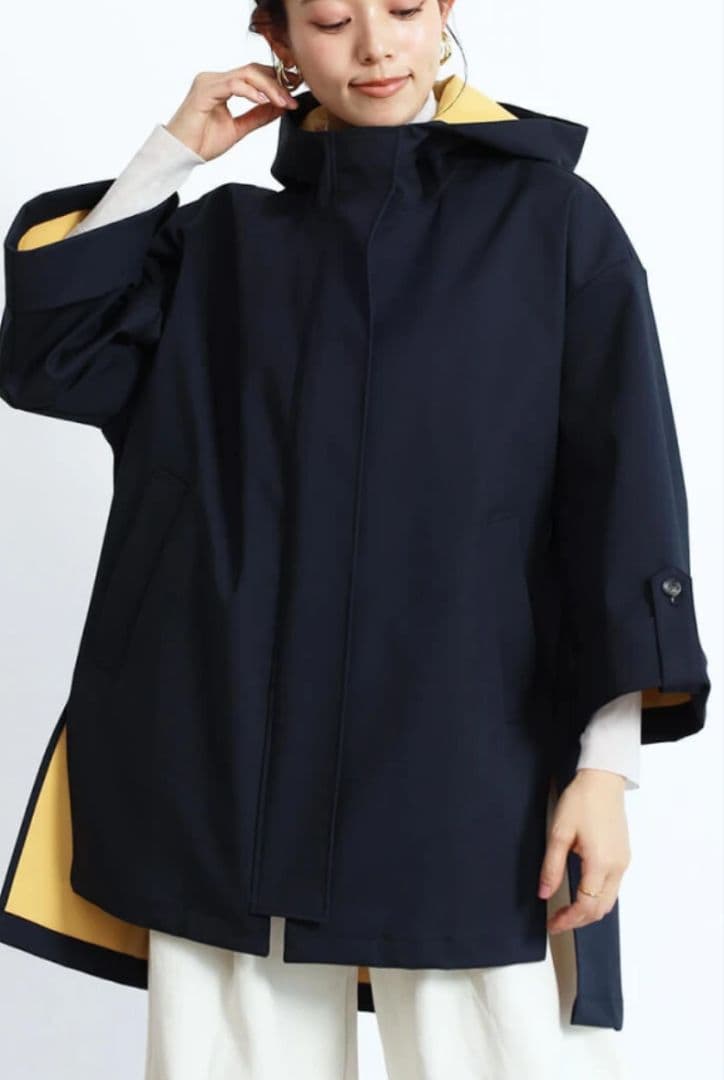 Grandtable　バイカラーオーバーコート