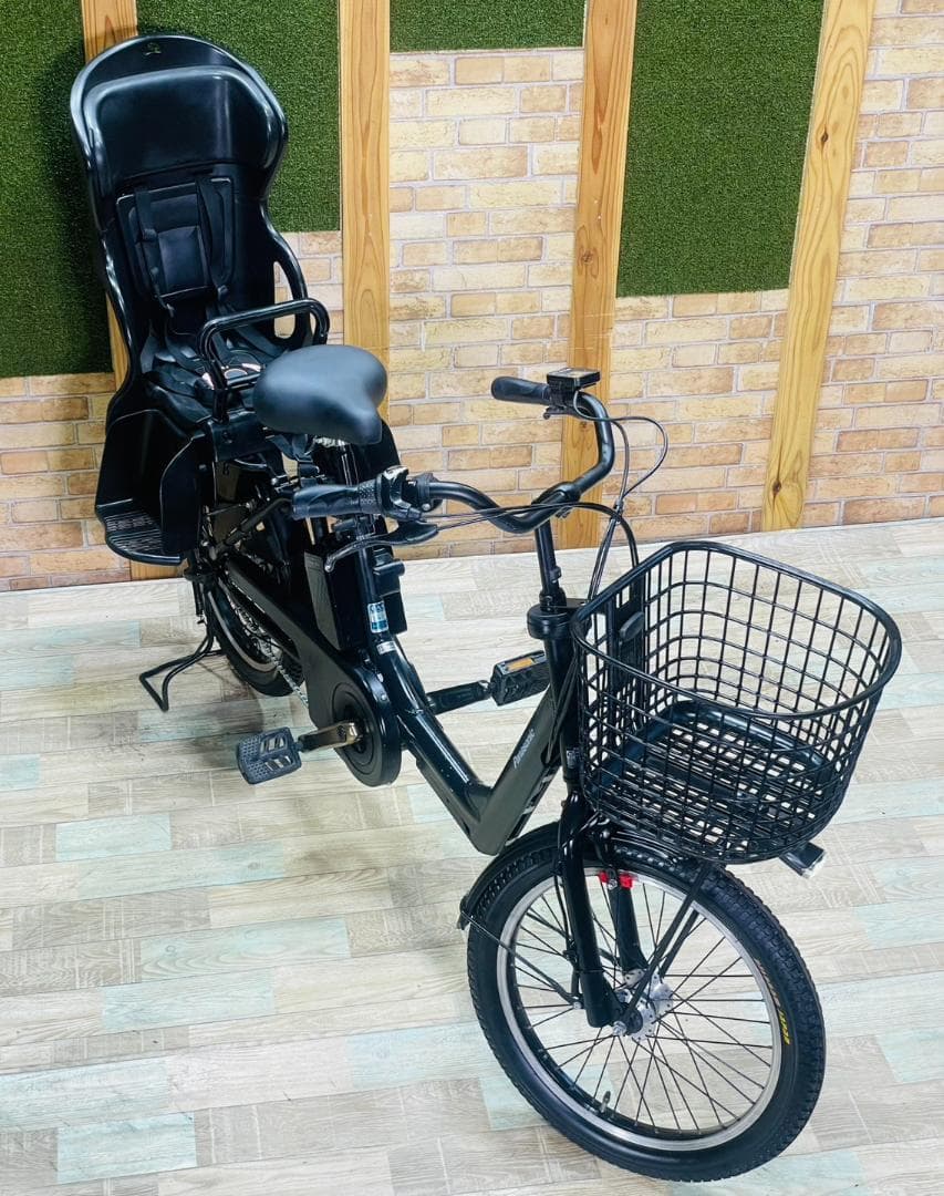 マット系ブラック 王様 ギュットアニーズ子供乗せ電動アシスト自転車 H3391
