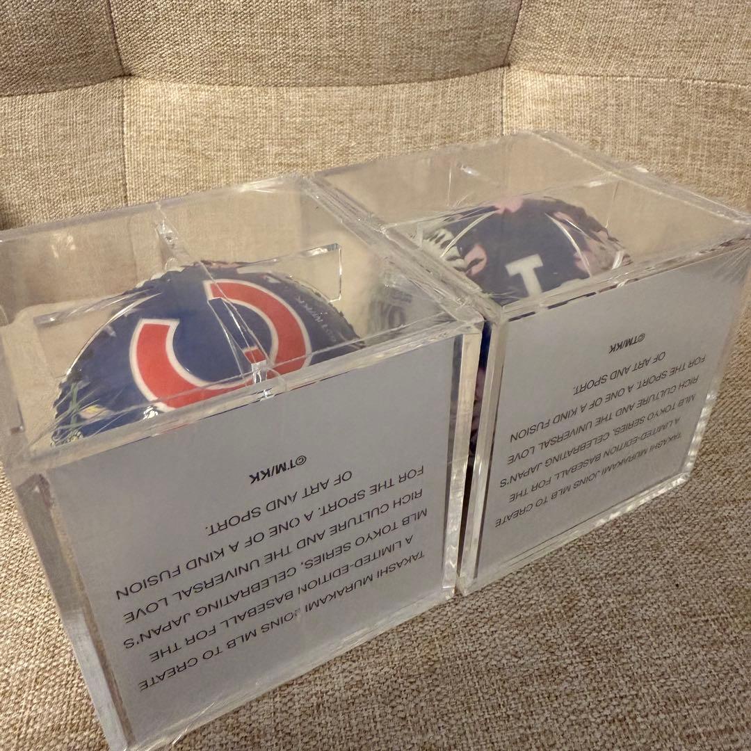 【新品】村上隆×MLB TOKYO SERIES 限定記念レプリカボール　セット