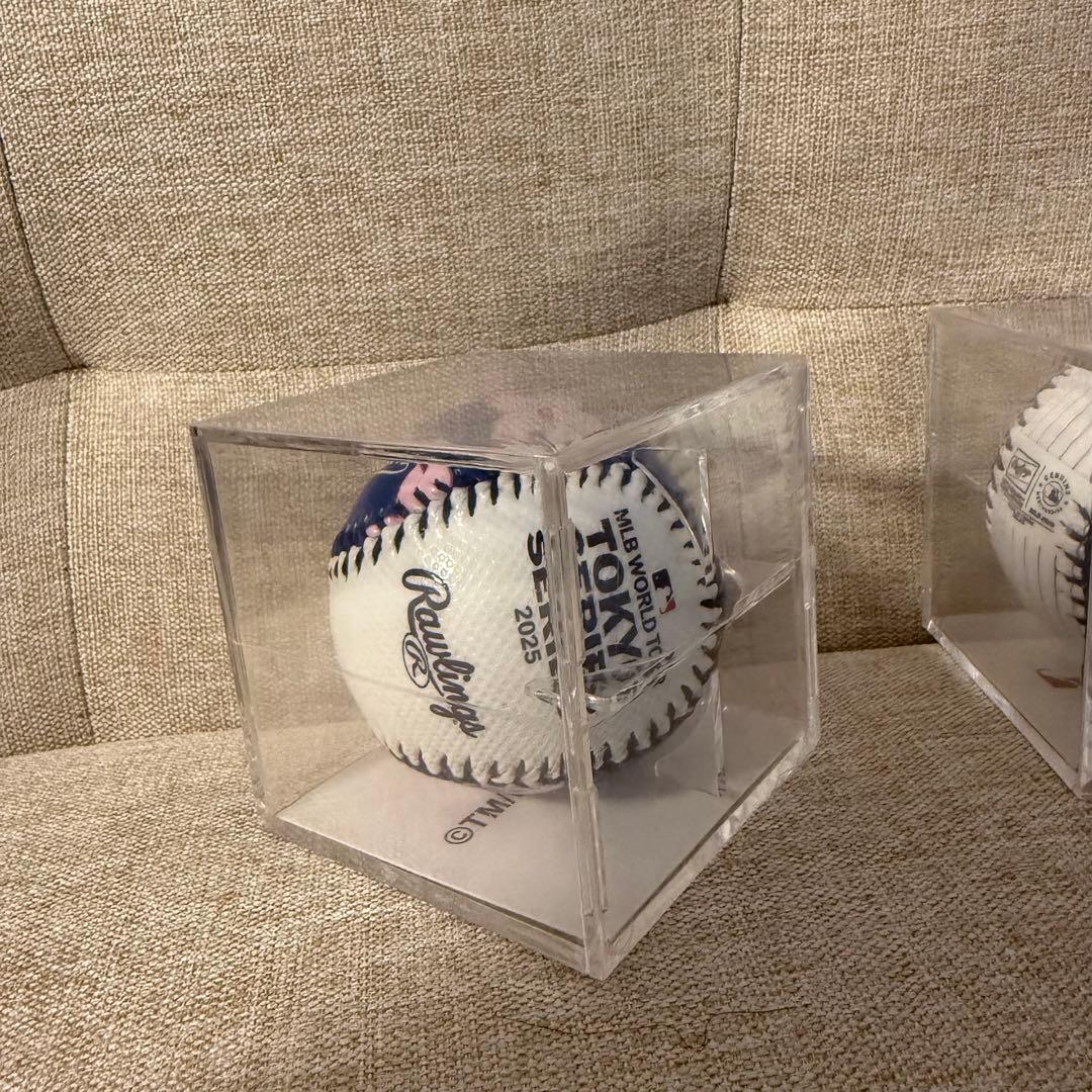 【新品】村上隆×MLB TOKYO SERIES 限定記念レプリカボール　セット