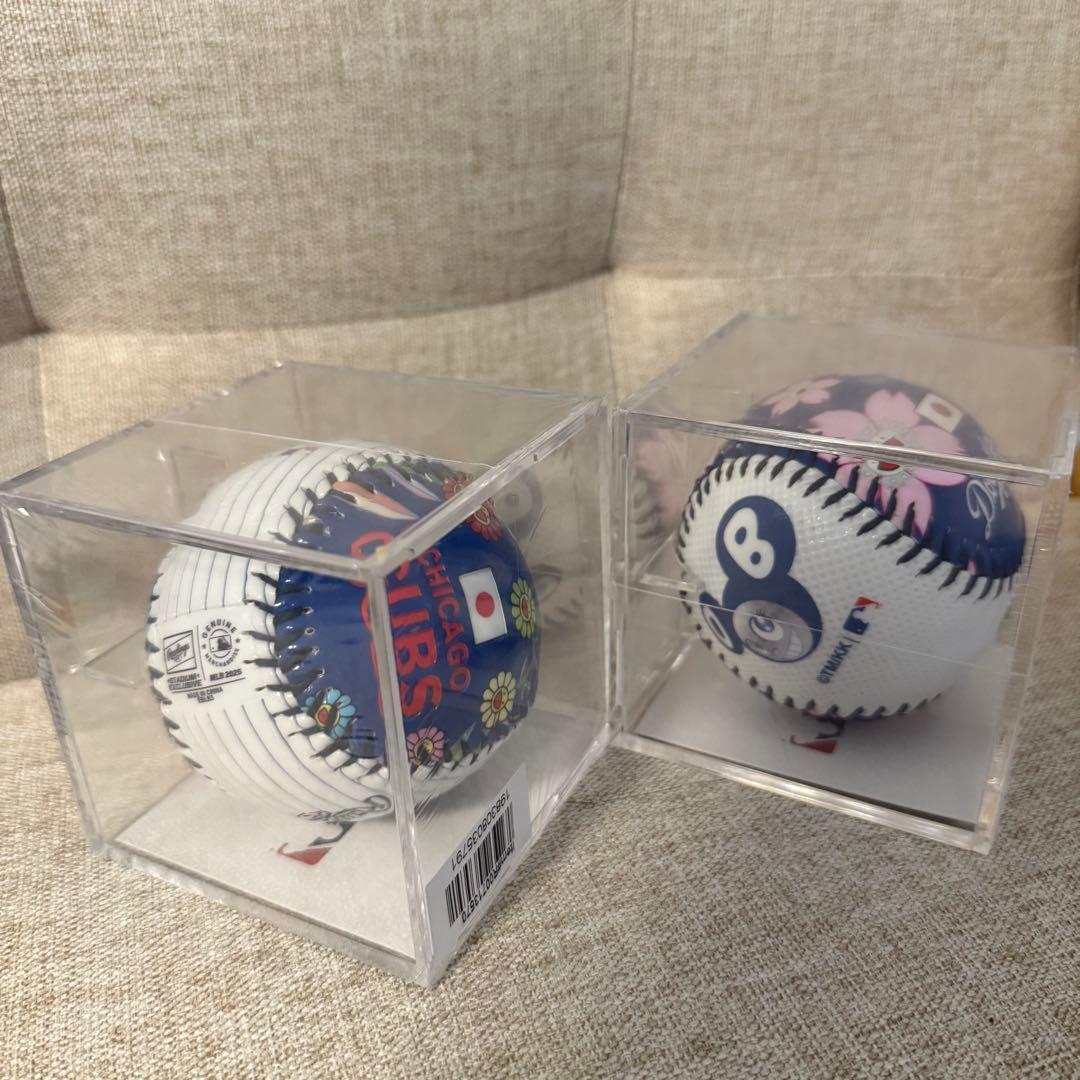 【新品】村上隆×MLB TOKYO SERIES 限定記念レプリカボール　セット