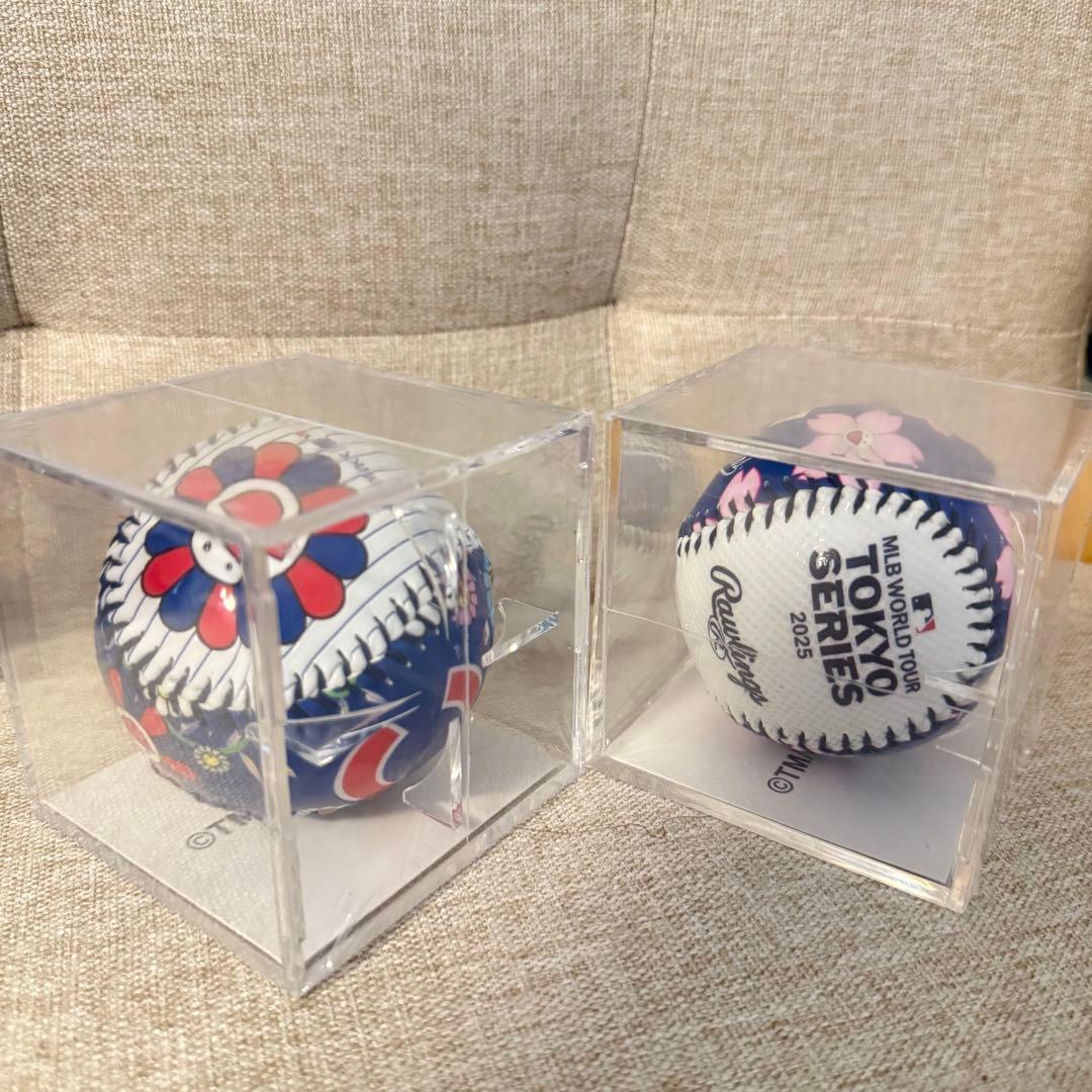 【新品】村上隆×MLB TOKYO SERIES 限定記念レプリカボール　セット