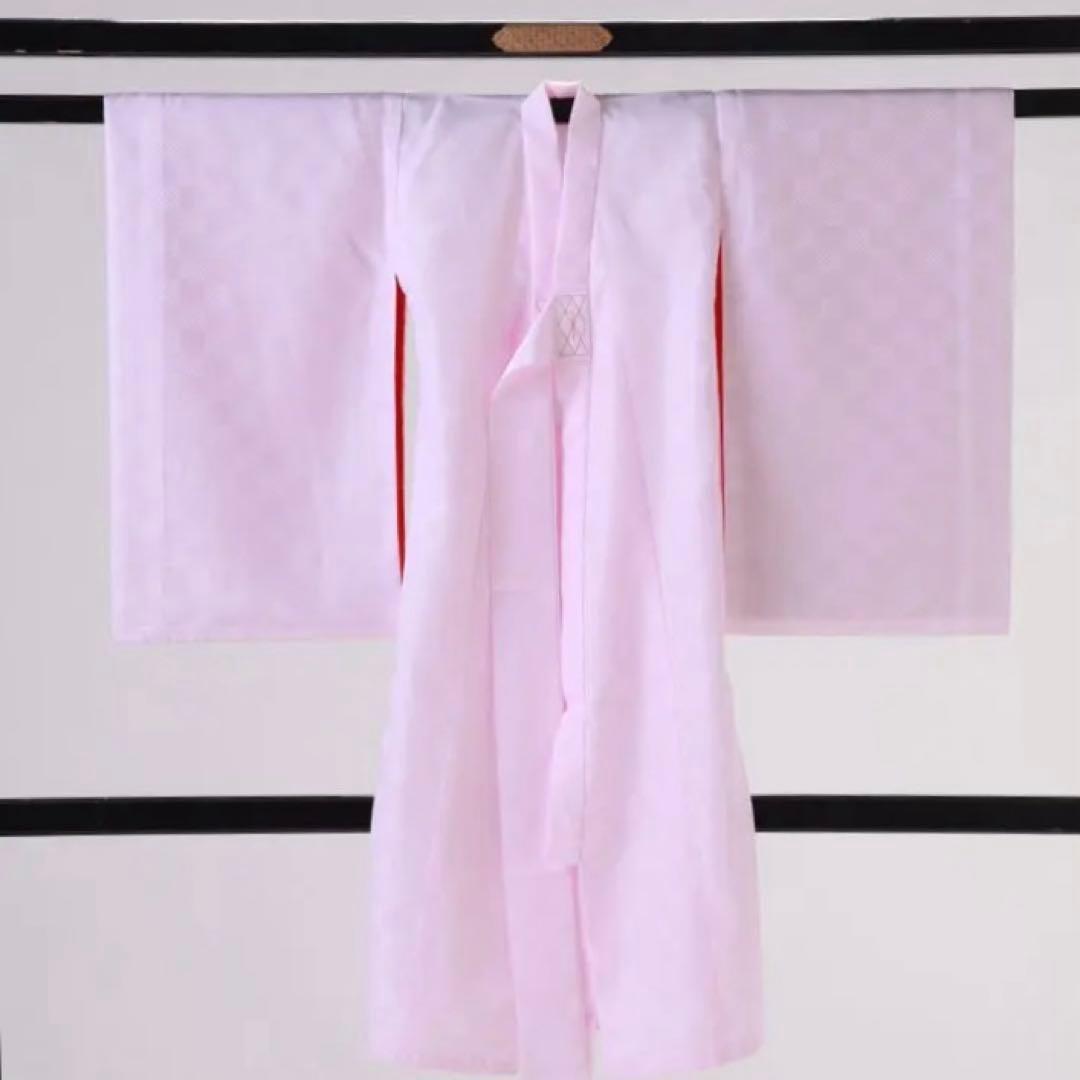 ※煌♠black cherry※ お宮参り　祝着ピンク　バラ　松田聖子