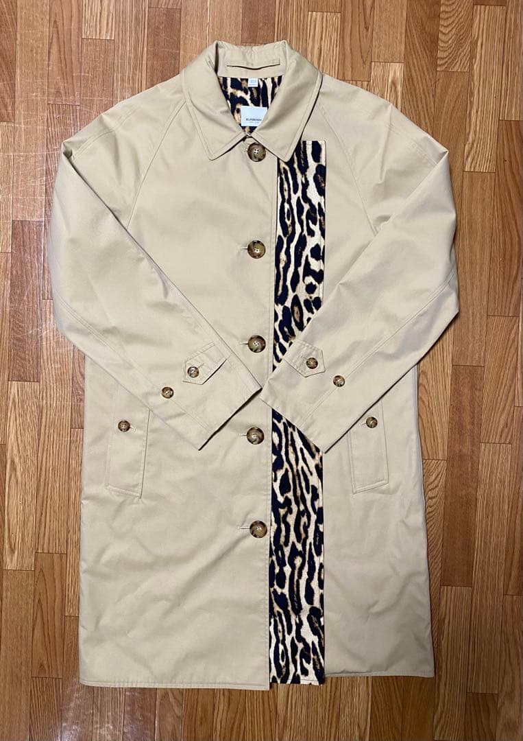 BURBERRYカーコート・バーバリー ステンカラーコート（ハニー）