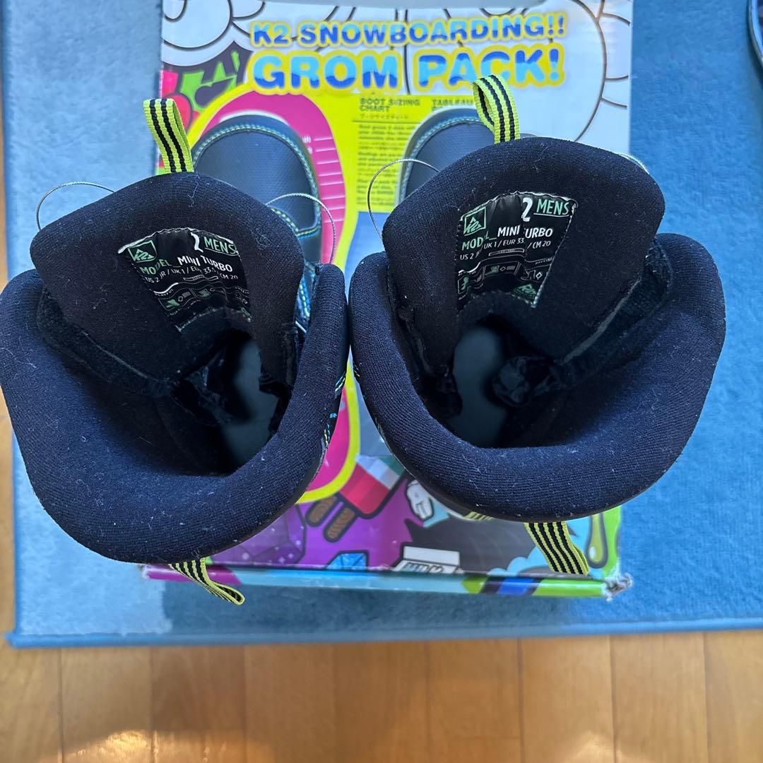 K2 スノーボード　GROM PACK キッズボードセット　110センチ