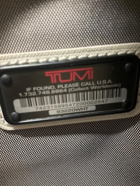 11/5まで値下げ【新品未使用】Tumi ビジネスバッグ 白　(正規品)