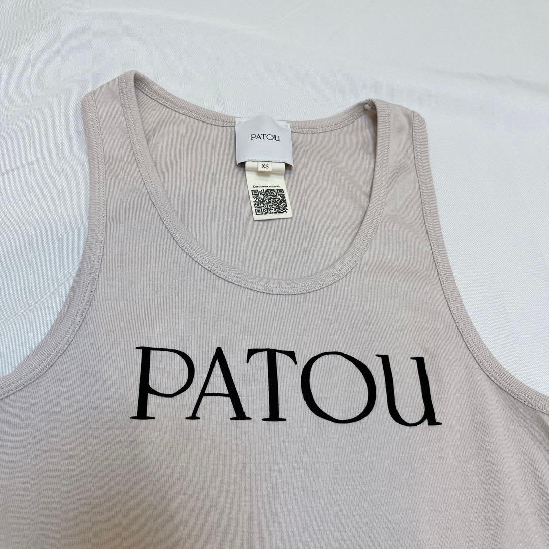 【試着のみ 未使用品】PATOU ロゴ入り　タンクトップ　XSサイズ　ピンク