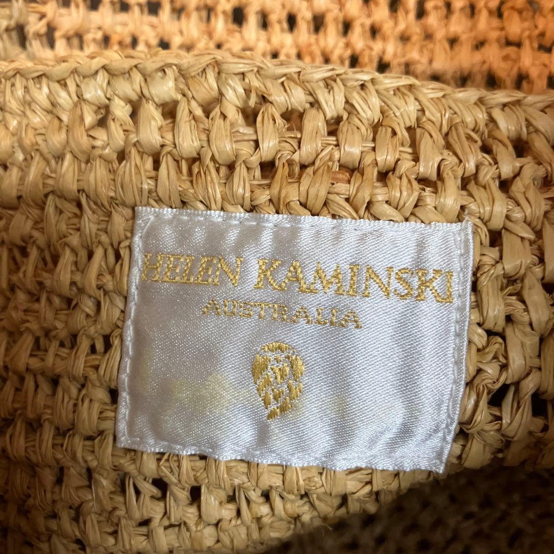 ヘレンカミンスキーラフィアバッグ　新品未使用