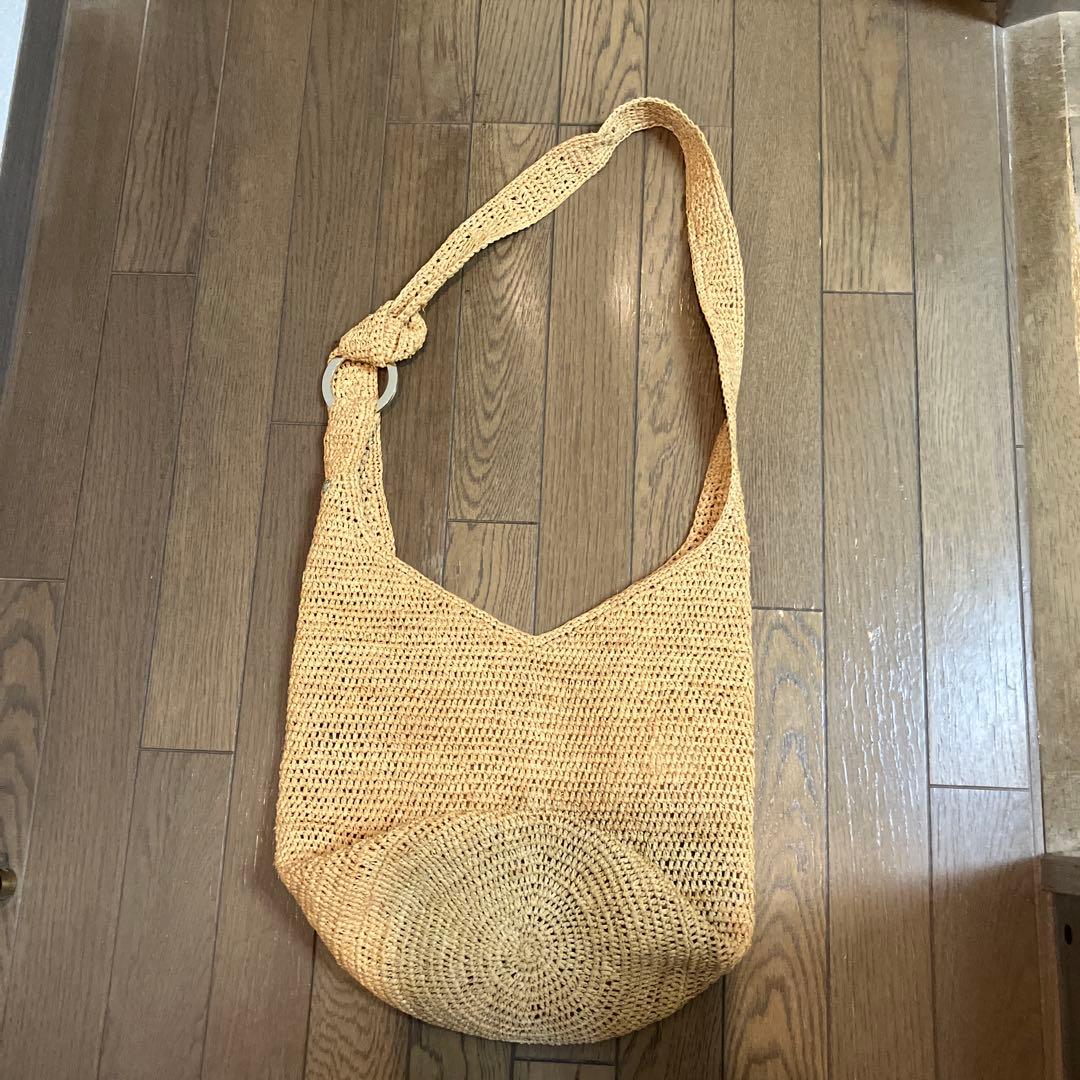 ヘレンカミンスキーラフィアバッグ　新品未使用