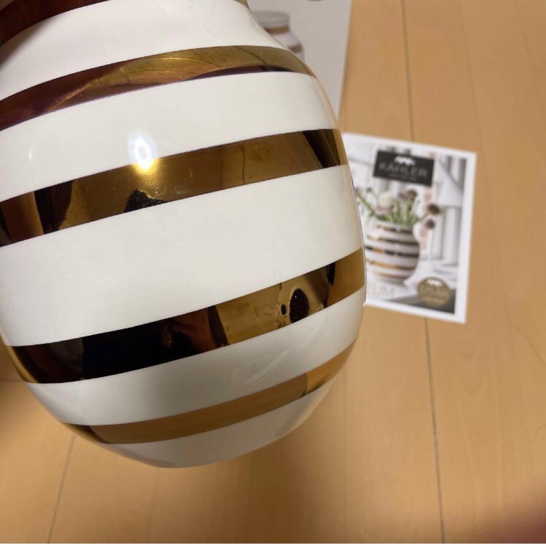 ケーラー　オマジオ　フラワーベース ゴールドMサイズ