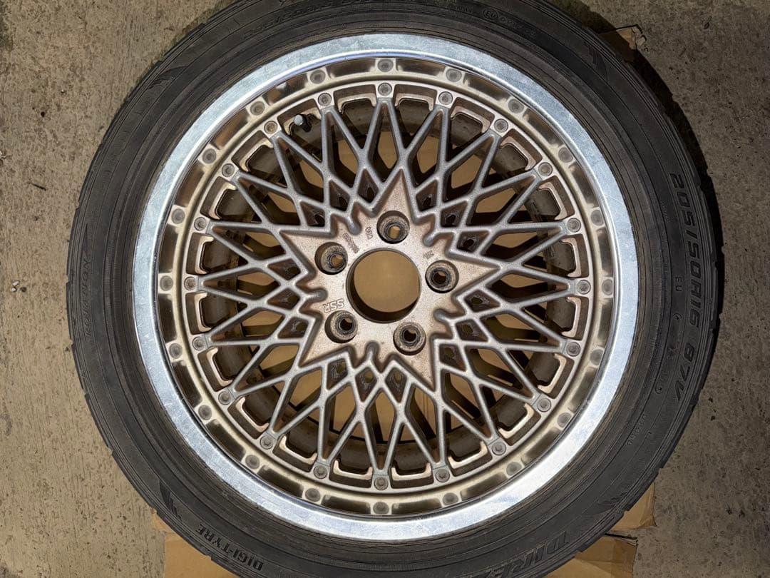 希少当時物 SSRメッシュ8J9J16インチ フォーミュラメッシュ旧車 ネオクラ