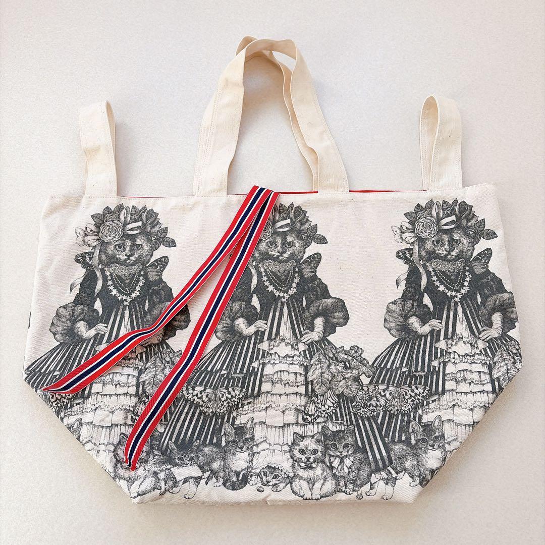 完売品　ヒグチユウコ　ビクトリアン　2way トートバッグ　ボリス雑貨店　猫