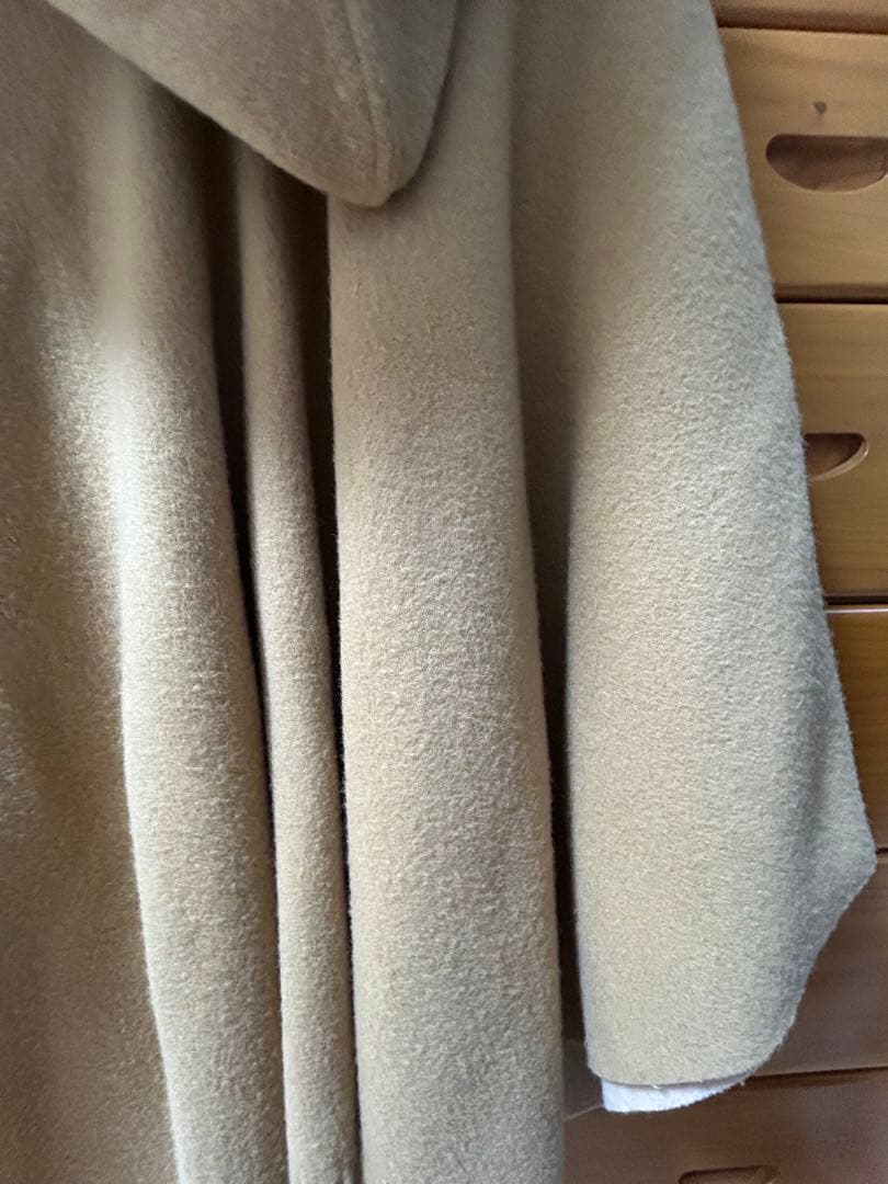 GRACE CONTINENTAL diagram ファー付きポンチョ