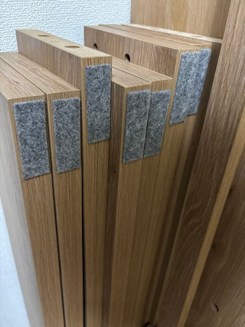 LOWYA ベッドフレーム ロータイプ クイーン シャビーナチュラル