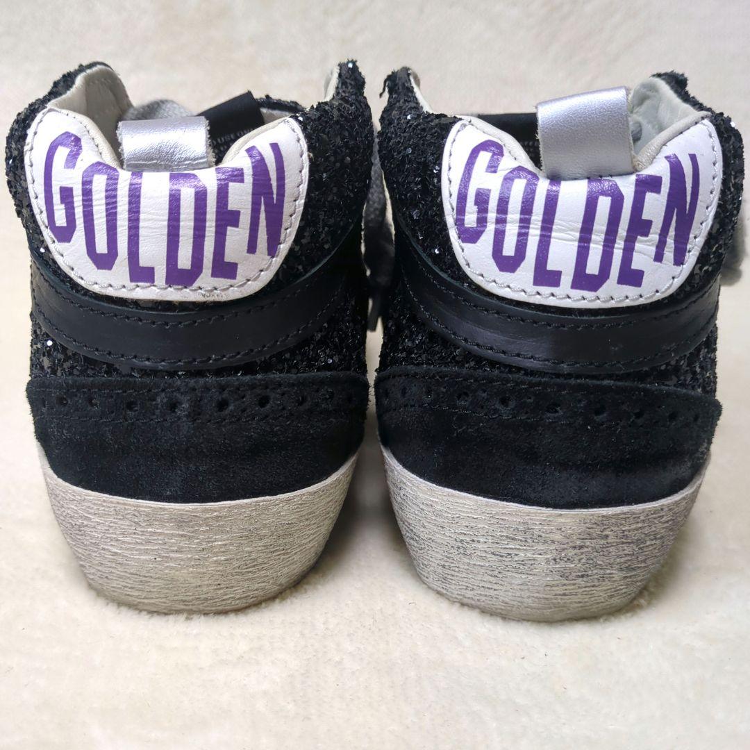 ゴールデングース 美品✨️36 MID STAR グリッタースエードスター