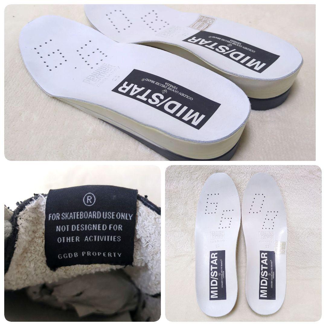 ゴールデングース 美品✨️36 MID STAR グリッタースエードスター