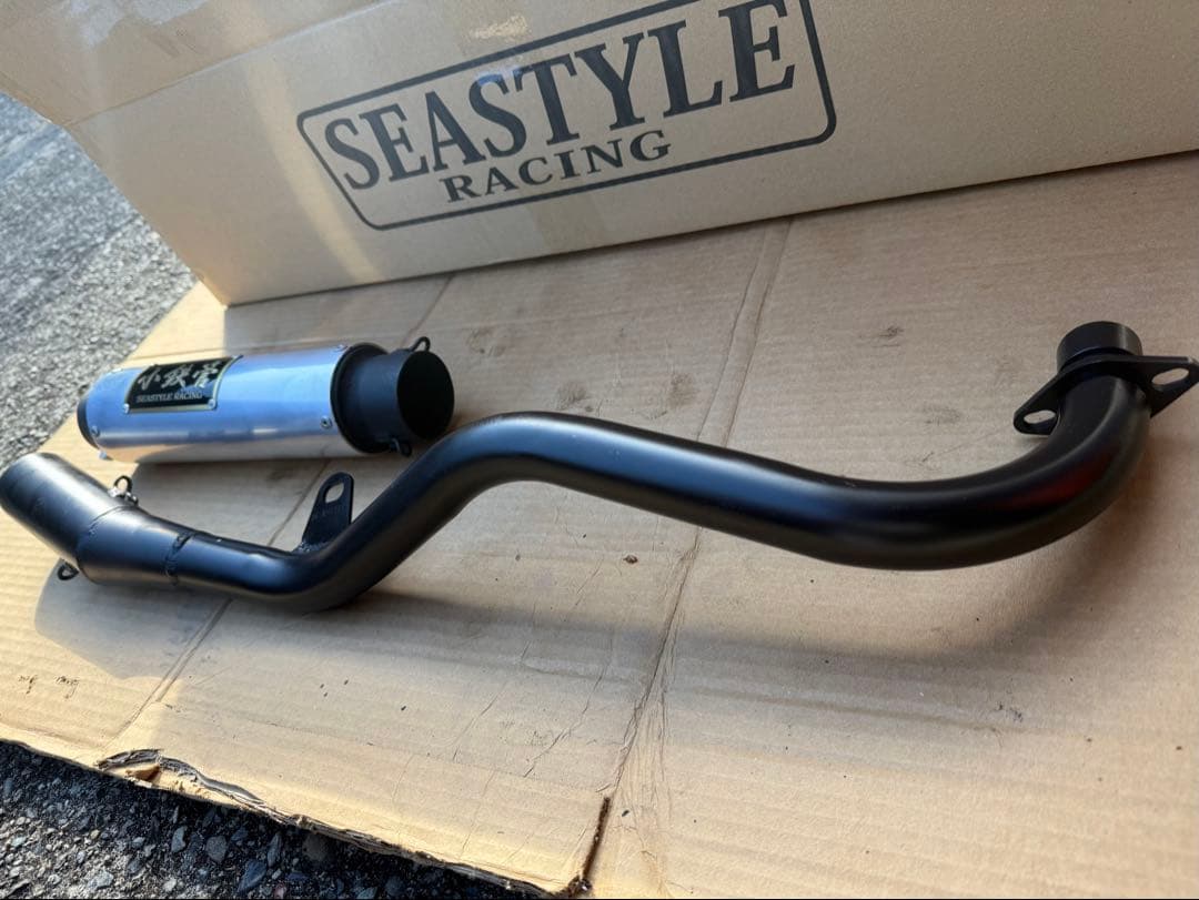 小鉄管　マフラー　美品送料込み　スーパーカブ用　仮合わせのみ使用