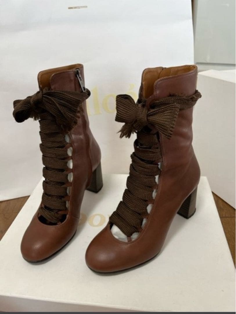18万円　美品　クロエ　CHLOE ブーツ 靴 サイズ　36ハーフ