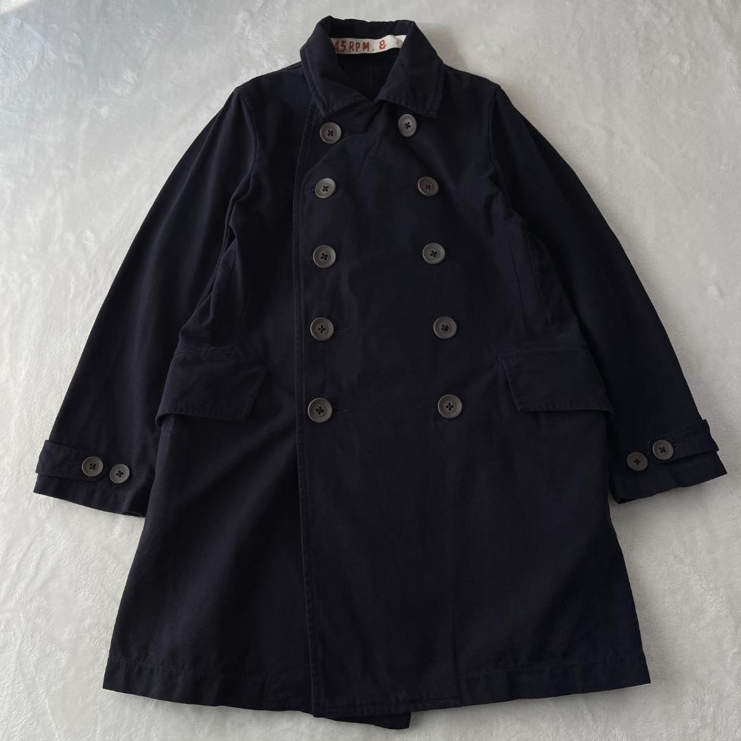 45rpm&　コットンピーコート　ネイビー　アウター