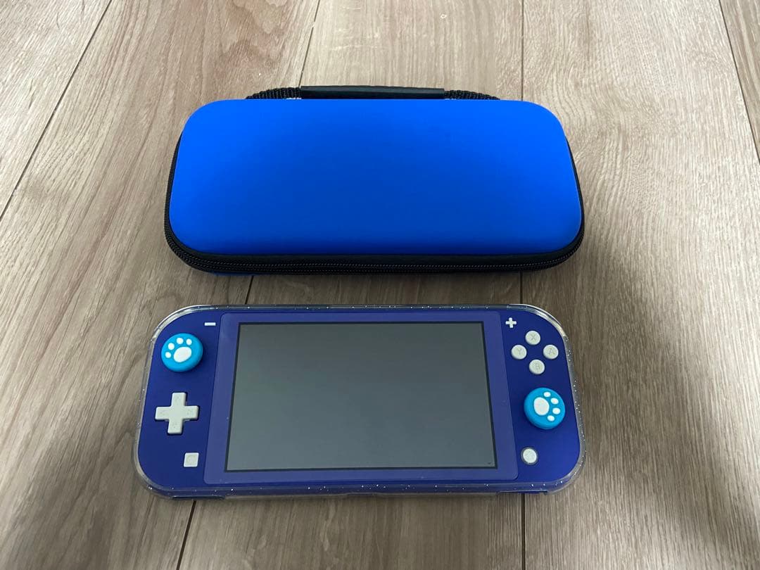 (ジャンク)Nintendo Switch Lite 青色 ケース付き