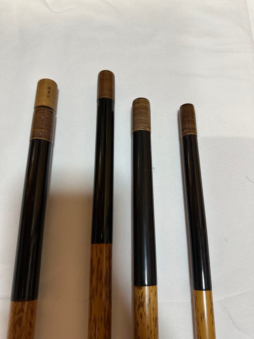 高級　ヘラブナ釣り　古老竹 紋竹　タモノエ　玉柄　玉の柄