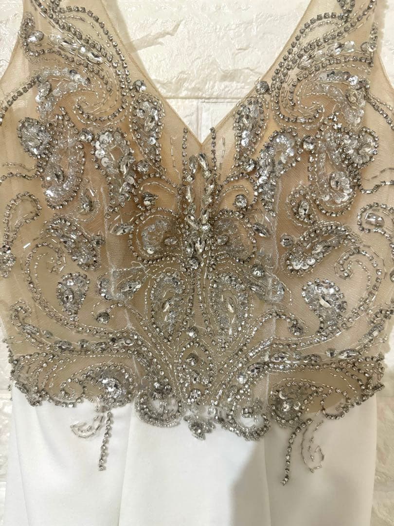 IRMA 刺繍 ビジュー ミニドレス