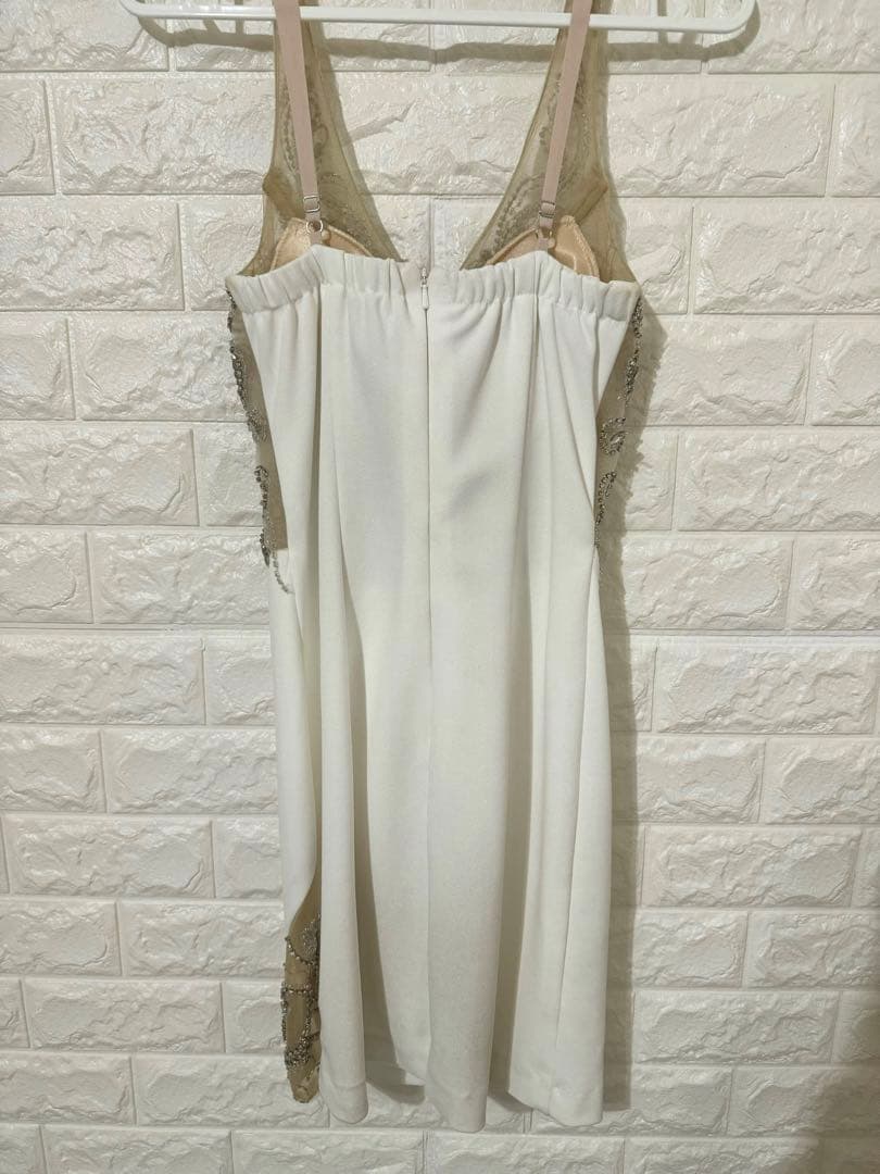 IRMA 刺繍 ビジュー ミニドレス