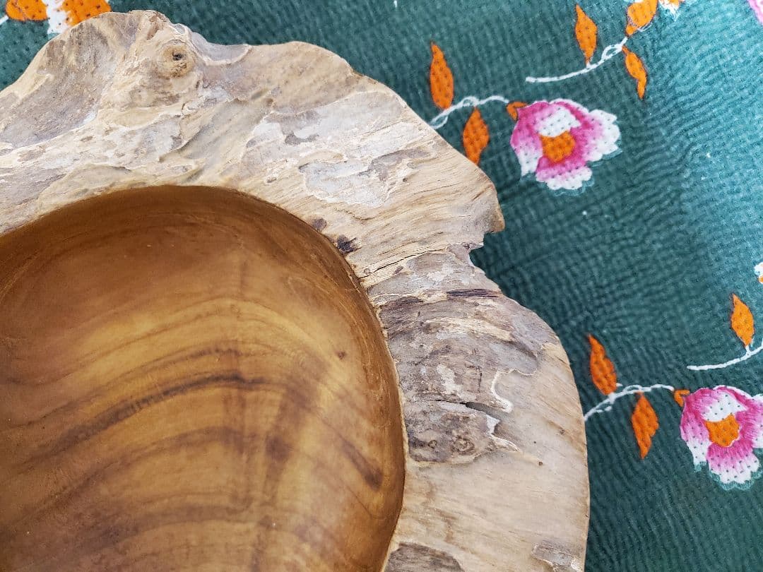 ウッドトレイ&オルネドフォイユの木彫りのパタボード