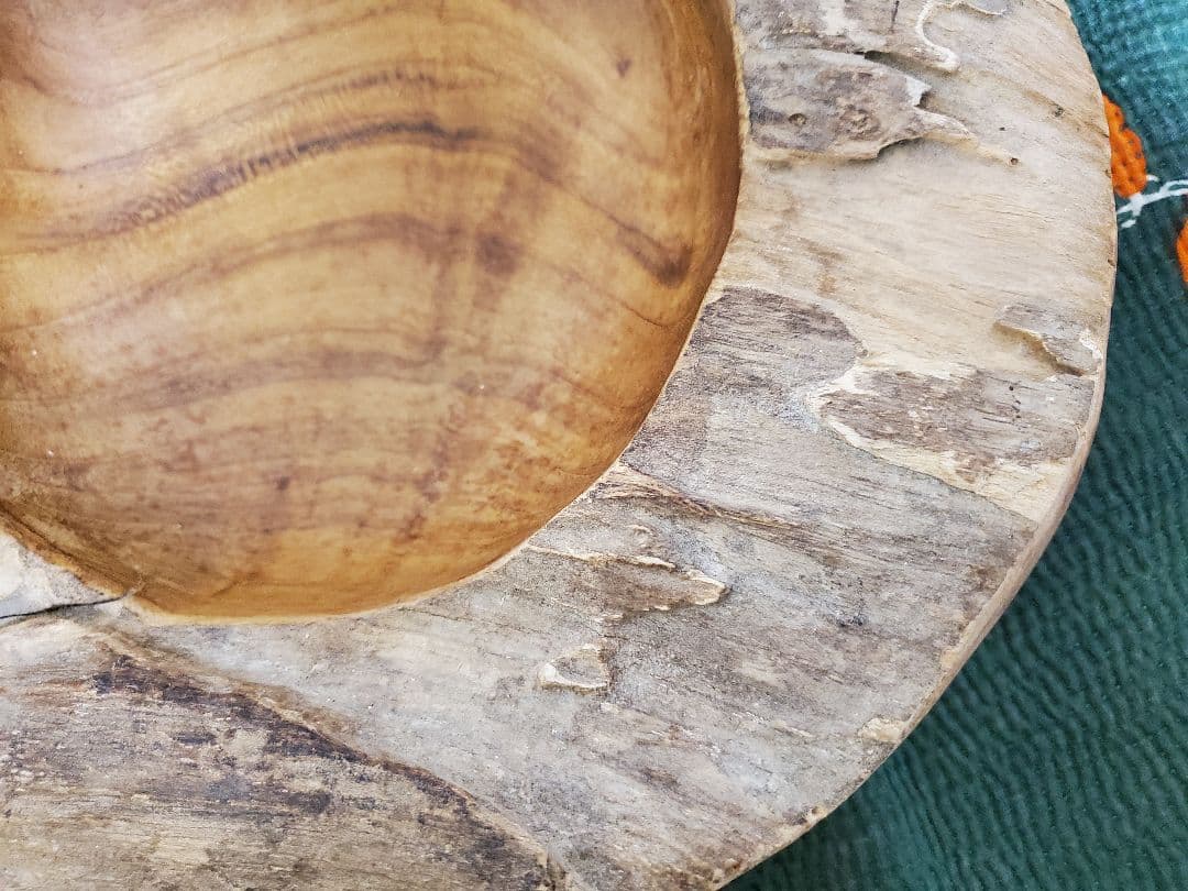 ウッドトレイ&オルネドフォイユの木彫りのパタボード