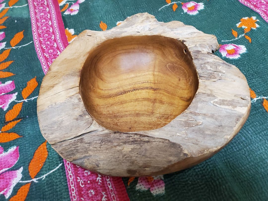 ウッドトレイ&オルネドフォイユの木彫りのパタボード