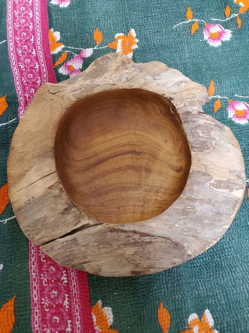 ウッドトレイ&オルネドフォイユの木彫りのパタボード