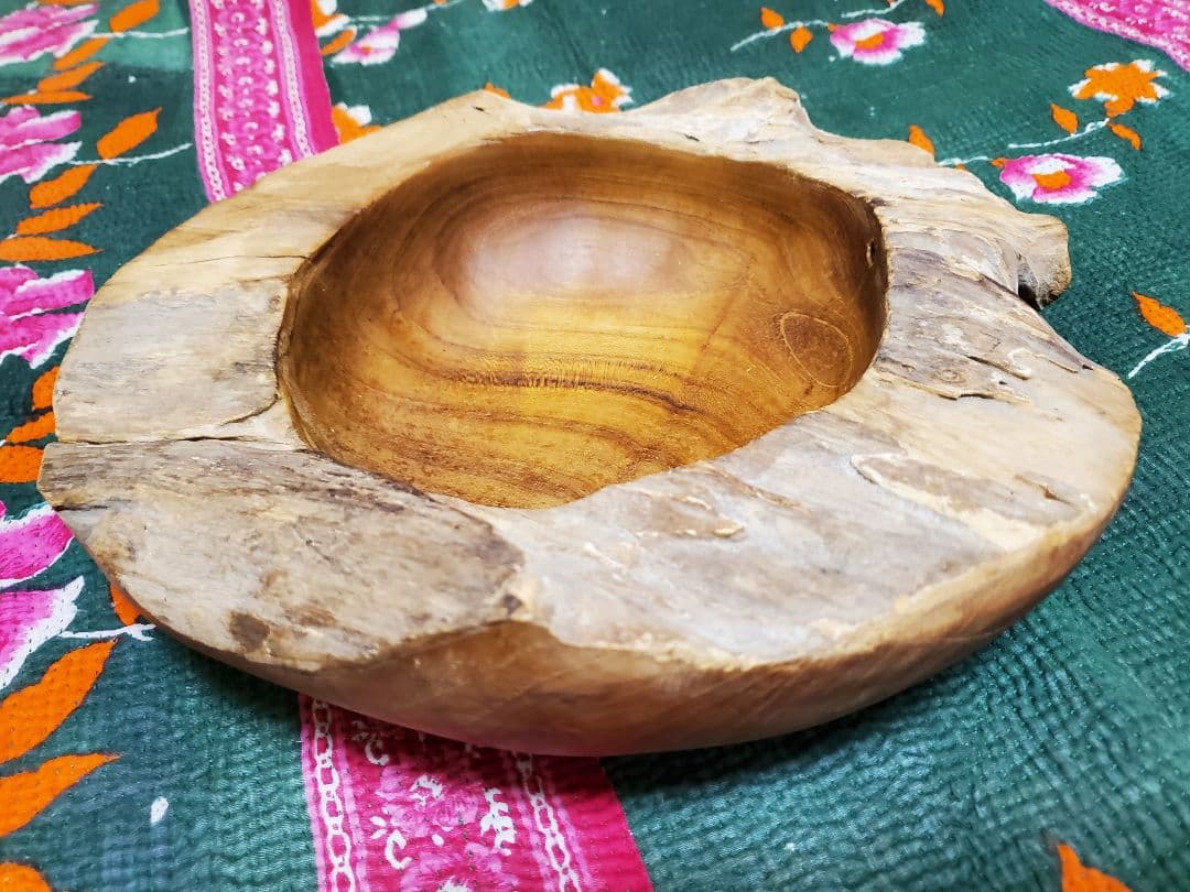 ウッドトレイ&オルネドフォイユの木彫りのパタボード