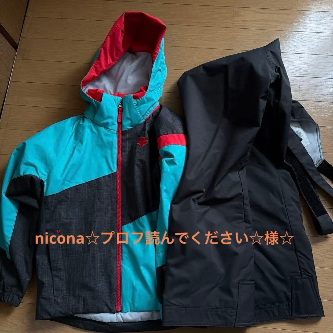 ☆nicona☆プロフ読んでください☆様☆ デサント　スキーウェア 140㎝