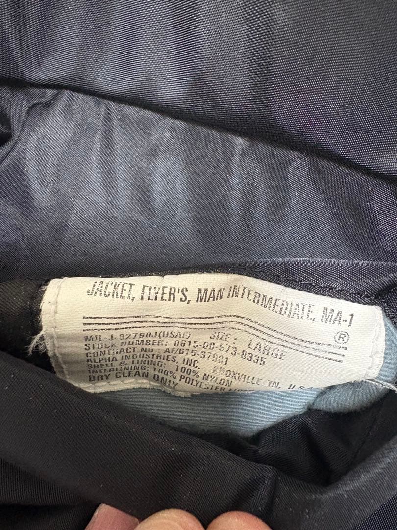 ALPHA INDUSTRIES　MA-1