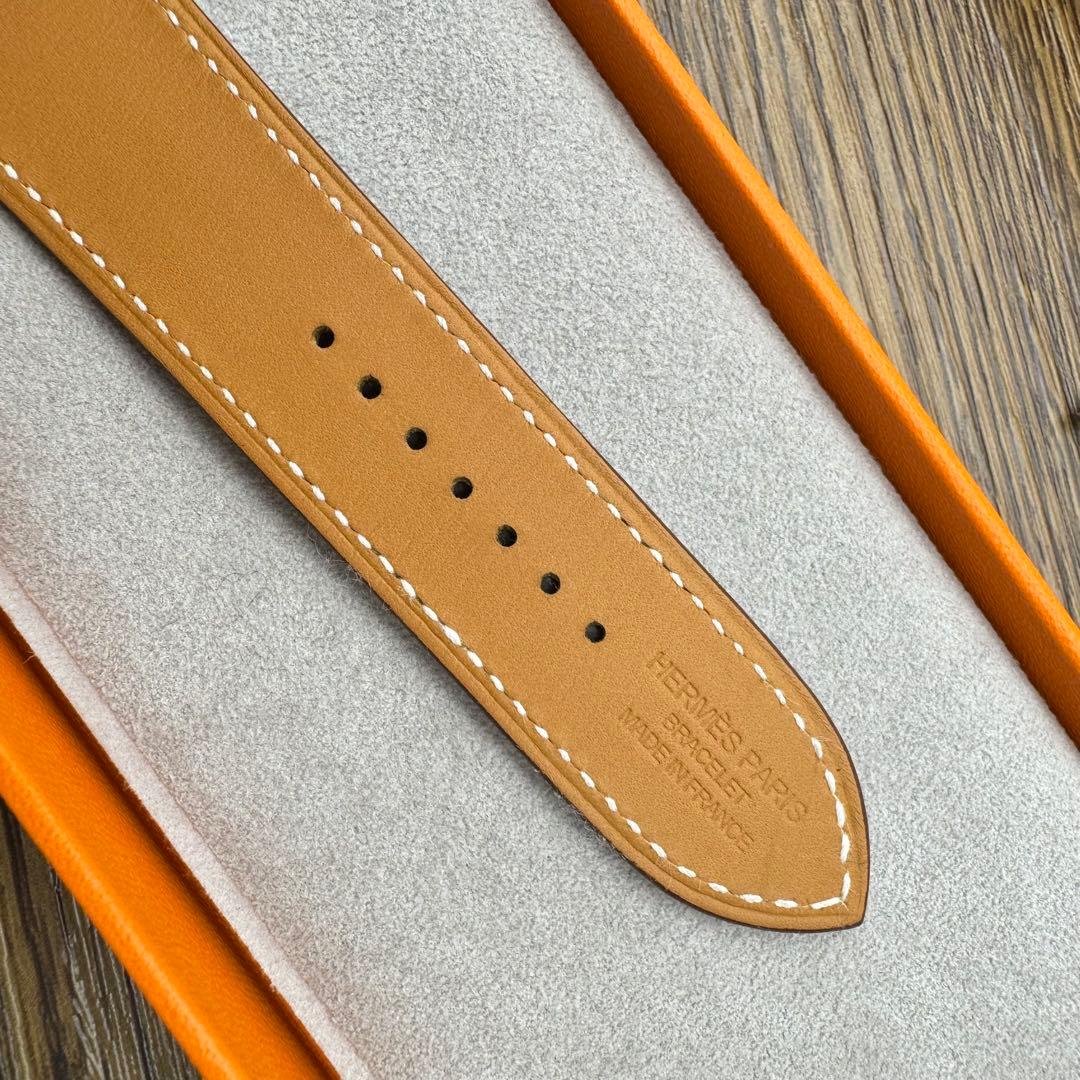 2527 ほぼ未使用　Apple Watch エルメス　ブラウン　バックルレザー