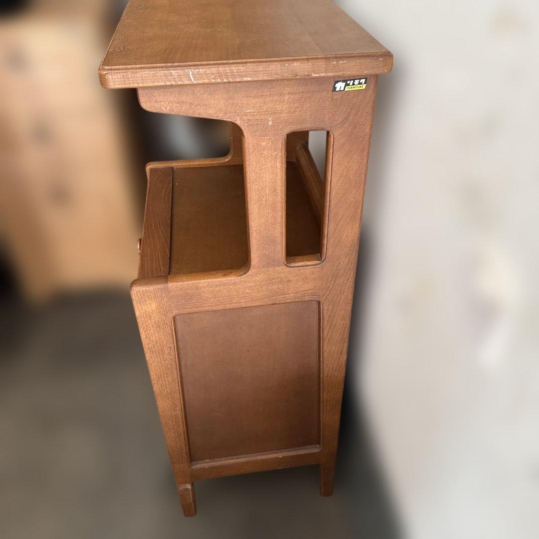 カリモク　karimoku 木製サイドテーブル 天然木電話台 インテリア