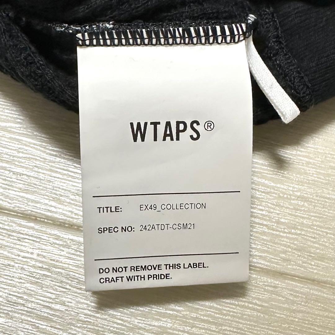 24AW WTAPS WAFFLE / LS ワッフル カットソー Mサイズ 黒