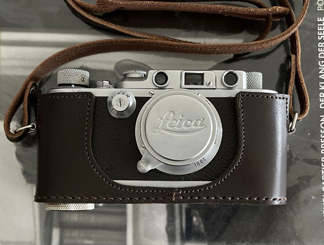ライカ　III型用　本革カメラケース